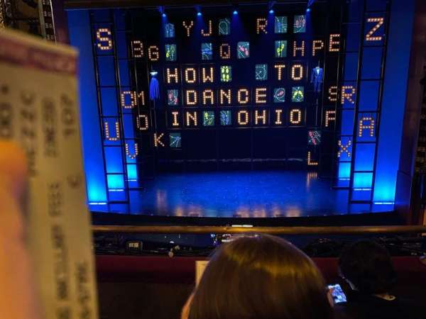 Belasco Theatre, section: Mezzanine C, row: C, seat: 107