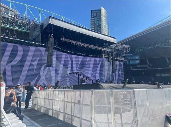 Marvel Stadium, section: D7, row: A, seat: 4