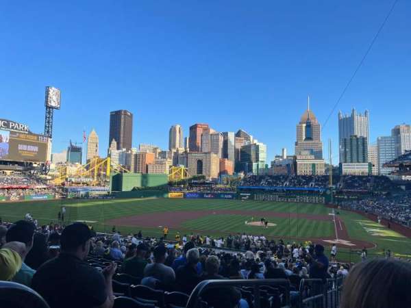 PNC Park, section: 119, row: Y, seat: 33