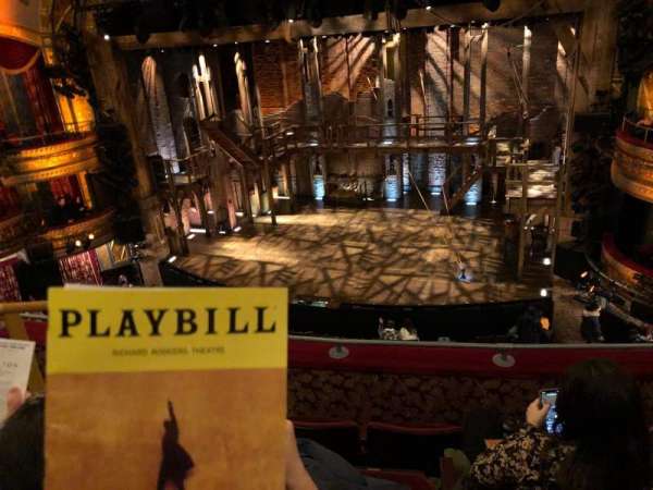 Richard Rodgers Theatre, section: Front Mezzanine R, row: D, seat: 6