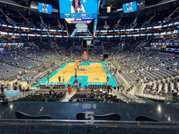Spectrum Center, section: 109A, row: Y, seat: 5