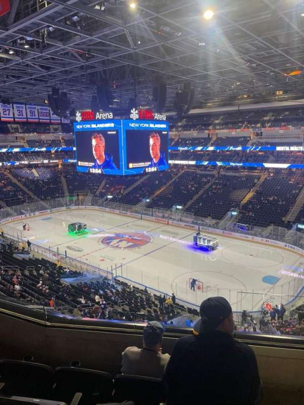 UBS Arena, section: 203, row: 4, seat: 1