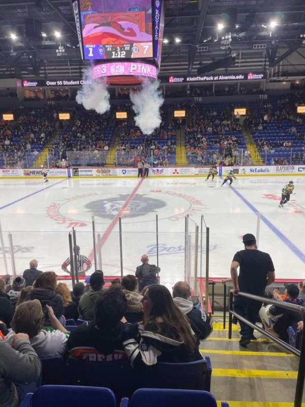 Santander Arena, section: 105, row: K, seat: 1