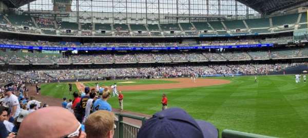 American Family Field, section: 107, row: 14, seat: 13