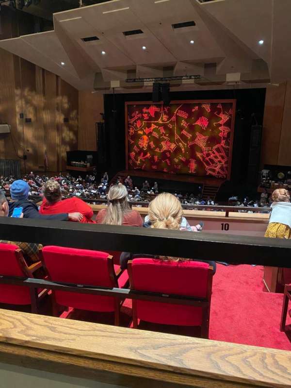 Keller Auditorium, section: 1st Balcony E, row: A, seat: 3
