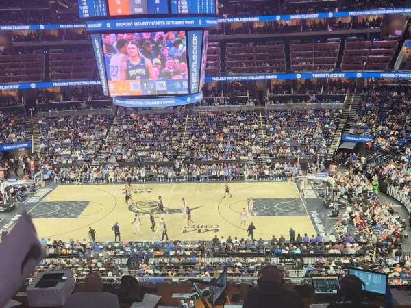 Kia Center, section: P-6, row: 1, seat: 1