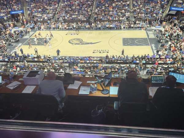 Kia Center, section: P-6, row: 1, seat: 1