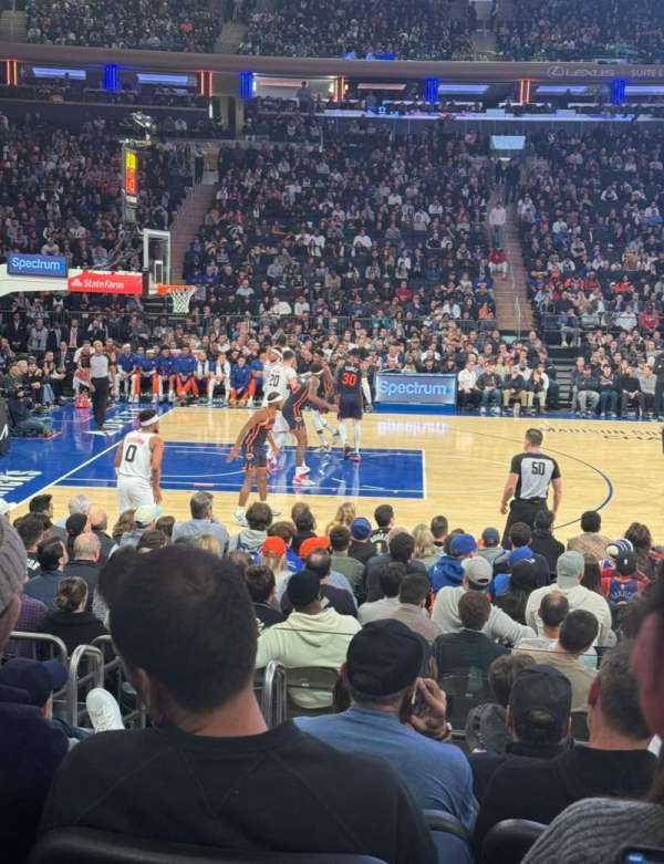 Madison Square Garden, section: 116, row: 6, seat: 19