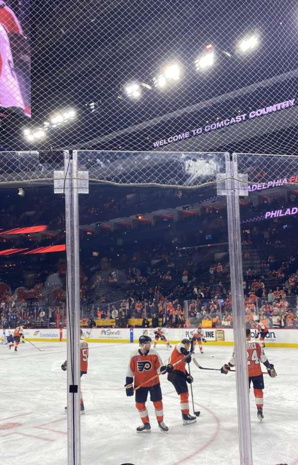 Xfinity Mobile Arena, section: 117, row: 4, seat: 1