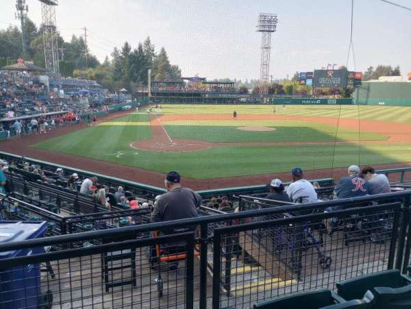 Cheney Stadium, section: L, row: 3, seat: 2