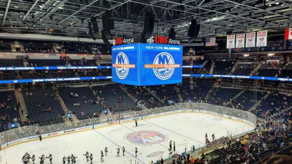 UBS Arena, section: 208, row: 2, seat: 13