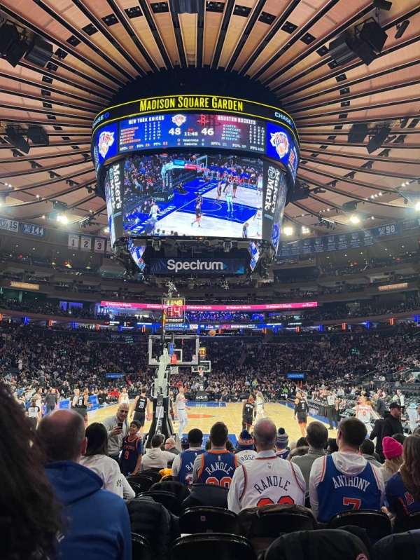 Madison Square Garden, section: 8, row: 13, seat: I forgot 😂