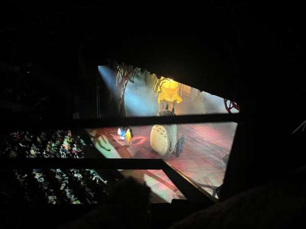 barbican theatre, section: Gallery, row: A, seat: 4