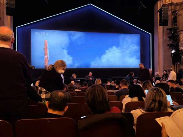 Booth Theatre, section: Orchestra C, row: K, seat: 106