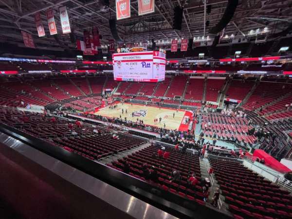 Lenovo Center, section: 218, row: 1, seat: 5