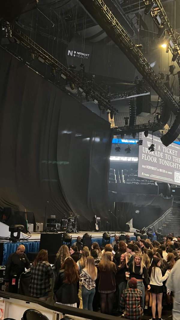 Spectrum Center, section: 106, row: E, seat: 12