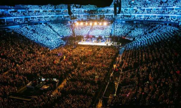 The O2, London, section: 106, row: V, seat: 193