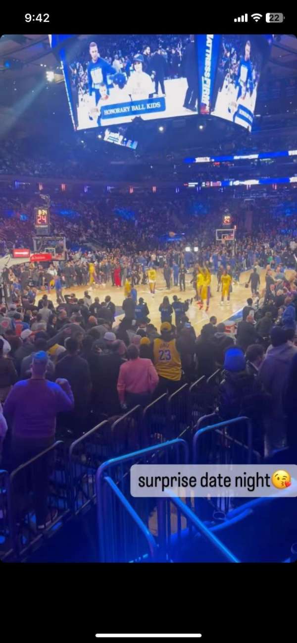 Xfinity Mobile Arena, section: 120, row: 1, seat: 9