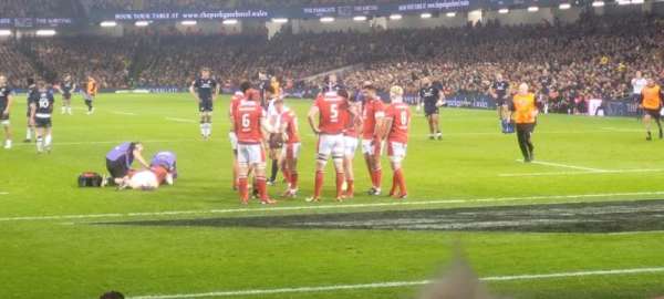Principality Stadium, section: L19, row: 13, seat: 4