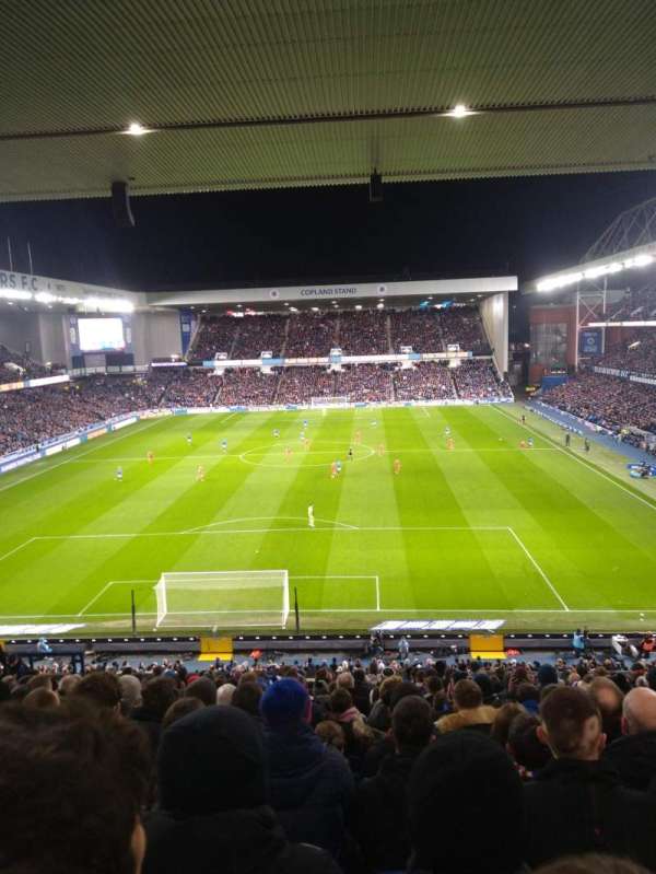 Ibrox Stadium, section: BR2, row: Q, seat: 65