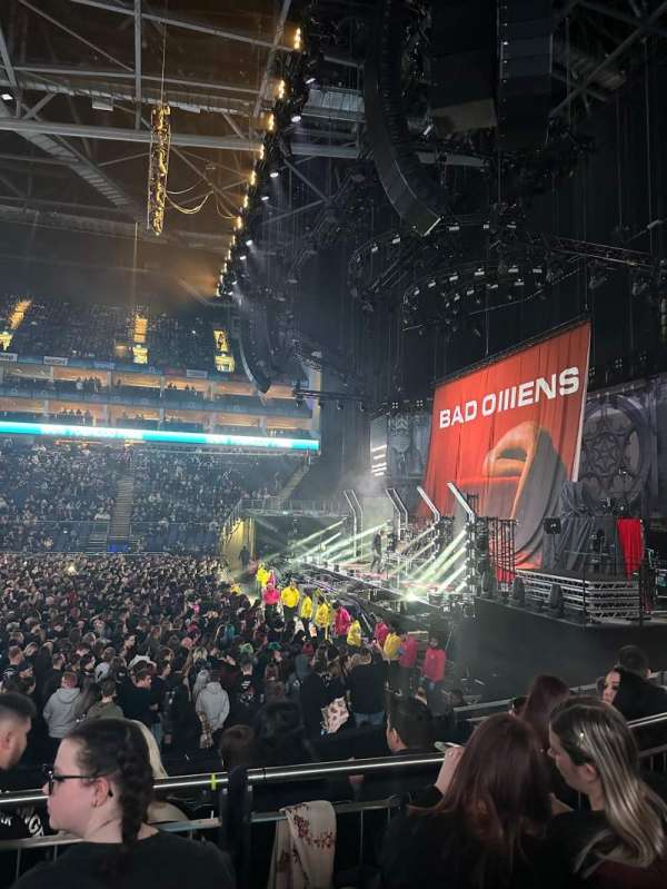 The O2, London, section: 112, row: K, seat: 384