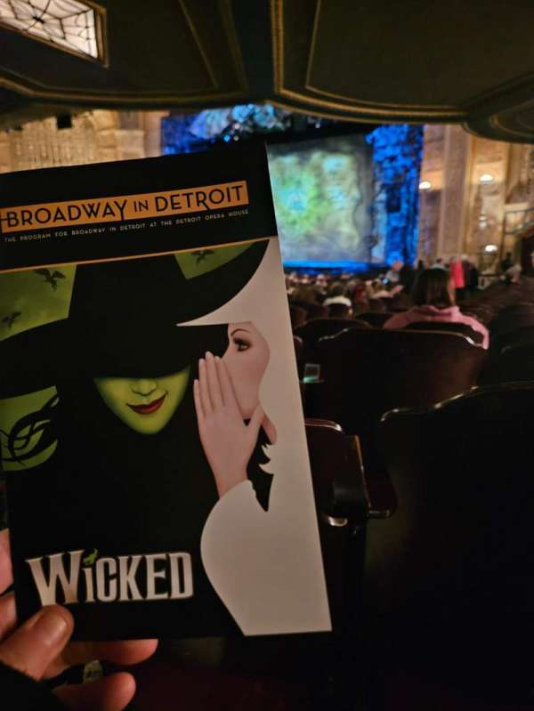 Detroit Opera House, section: Main Floor 6, row: Bb, seat: 6