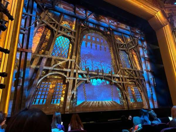 St. James Theatre, section: Orchestra L, row: E, seat: 5
