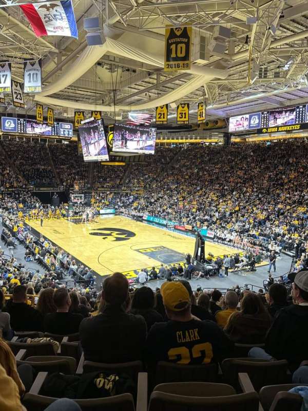 Carver-Hawkeye Arena, section: II, row: 23, seat: 10