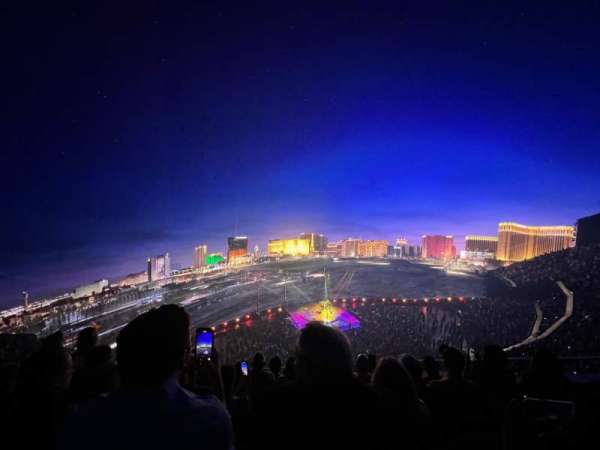 the sphere, vegas, section: 303, row: 6, seat: 6