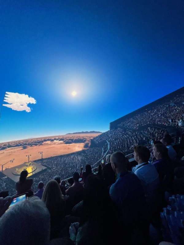 The Sphere, Vegas, section: 303, row: 6, seat: 6