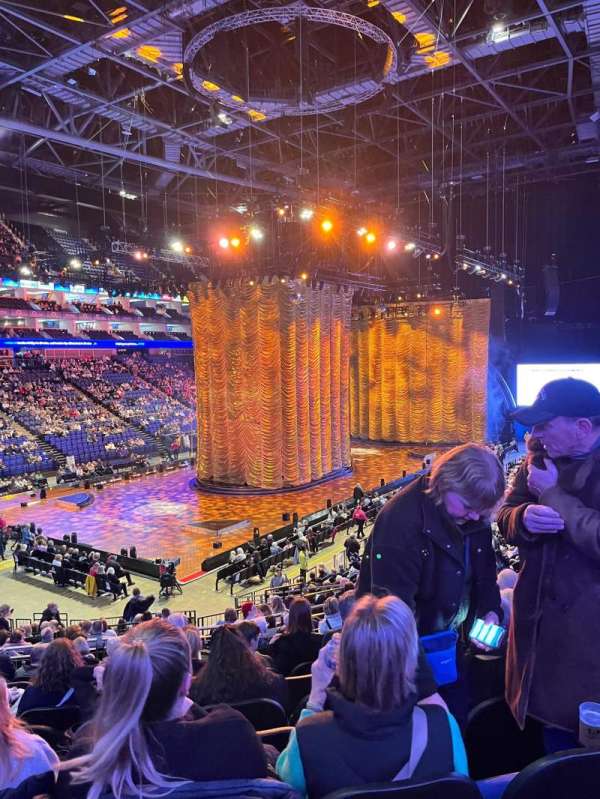 The O2, London, section: 109, row: Y, seat: 262