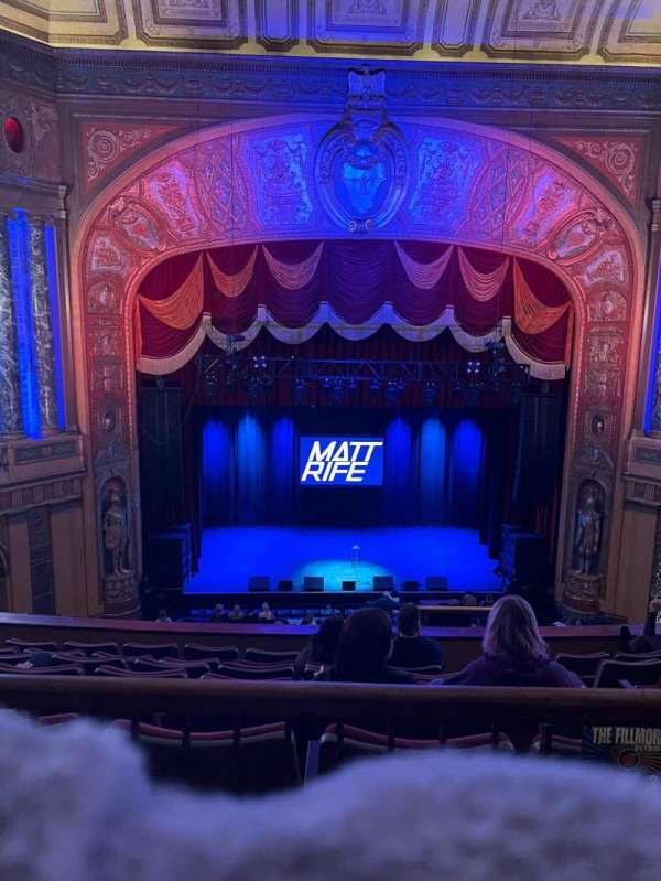 The Fillmore Detroit, section: Lower Balcony 3, row: A, seat: 11