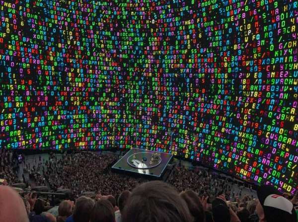 the sphere, vegas, section: 308, row: 13, seat: 5