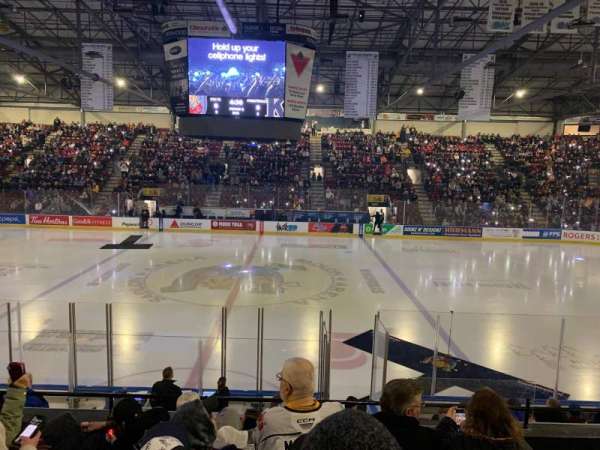 Sadlon Arena, section: 101, row: 11, seat: 12
