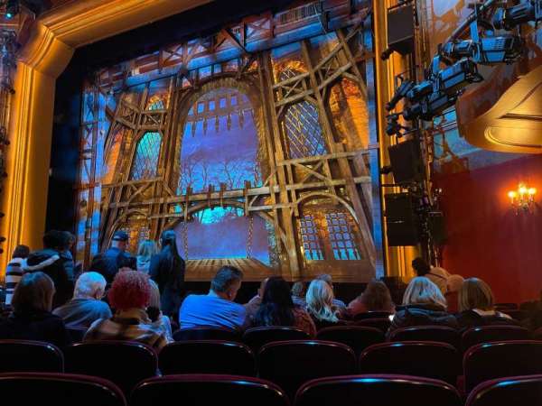 St. James Theatre, section: Orchestra R, row: K, seat: 14
