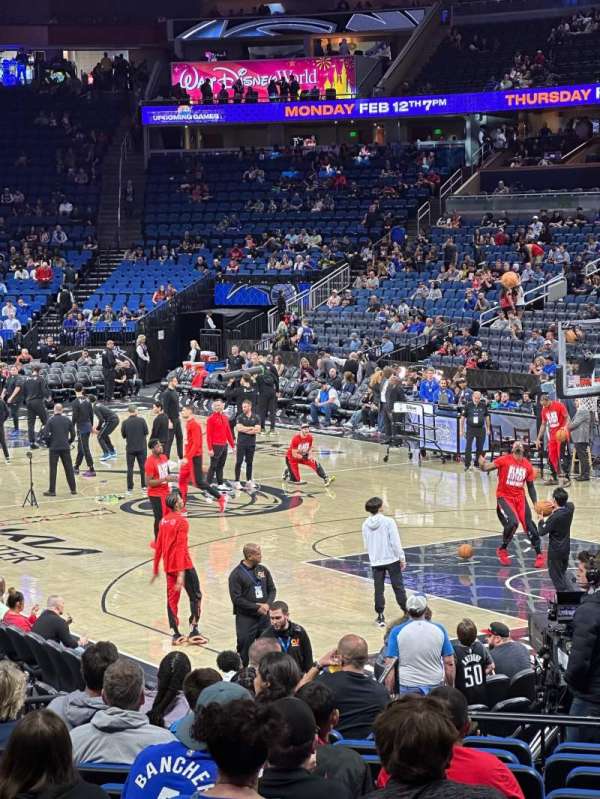 Kia Center, section: 112, row: 16, seat: 2
