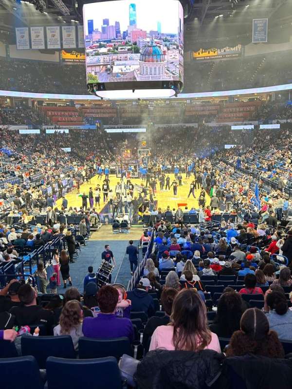 Paycom Center, section: 110, row: R, seat: 16