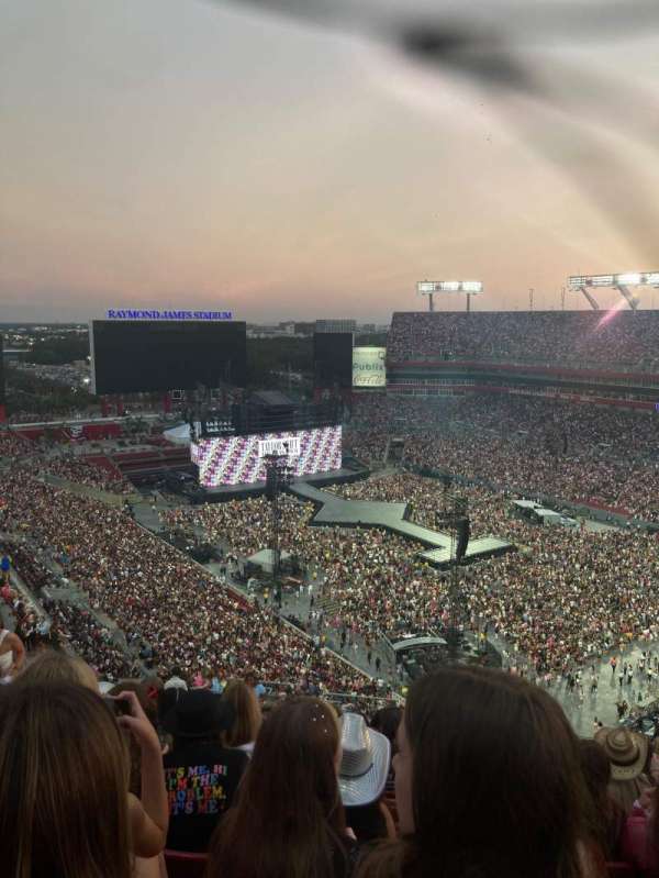 Raymond James Stadium, section: 343, row: X, seat: 8