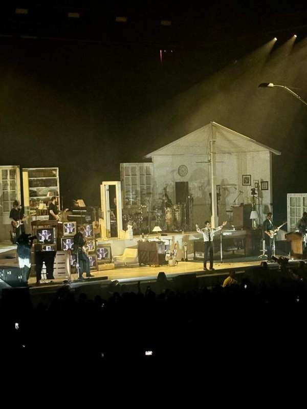 The O2, London, section: 102, row: L, seat: 70