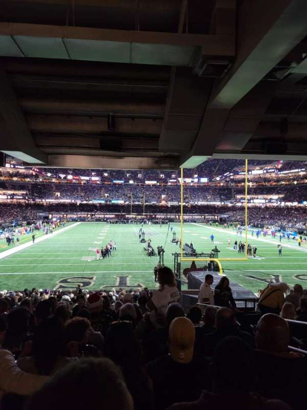 Caesars Superdome, section: 129, row: 23, seat: 3