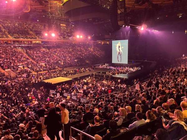 Madison Square Garden, section: 105, row: 10, seat: 1