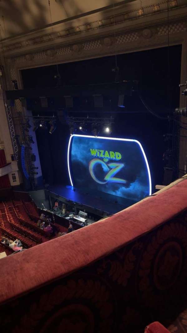 Edinburgh Playhouse, section: Balcony, row: B, seat: 1