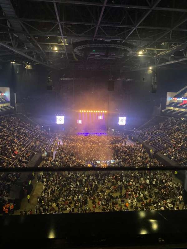 The O2, London, section: 411, row: A, seat: 699
