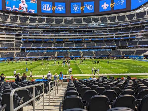 SoFi Stadium, section: VIP112, row: 14, seat: 19