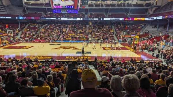 Williams Arena, section: 115, row: 22, seat: 22