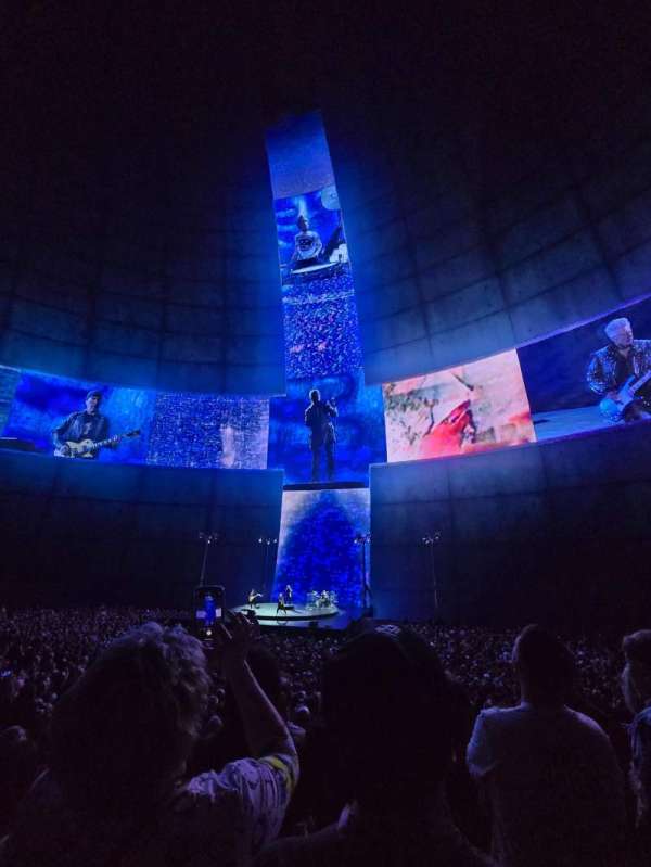 The Sphere, Vegas, section: 107, row: 22, seat: 6