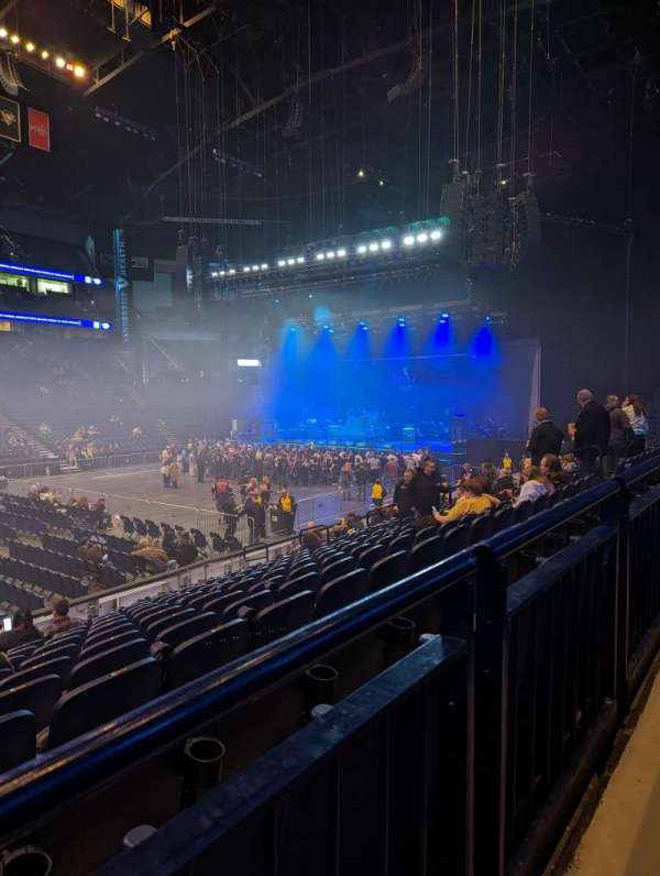 Bridgestone Arena, section: 105, row: A, seat: 18