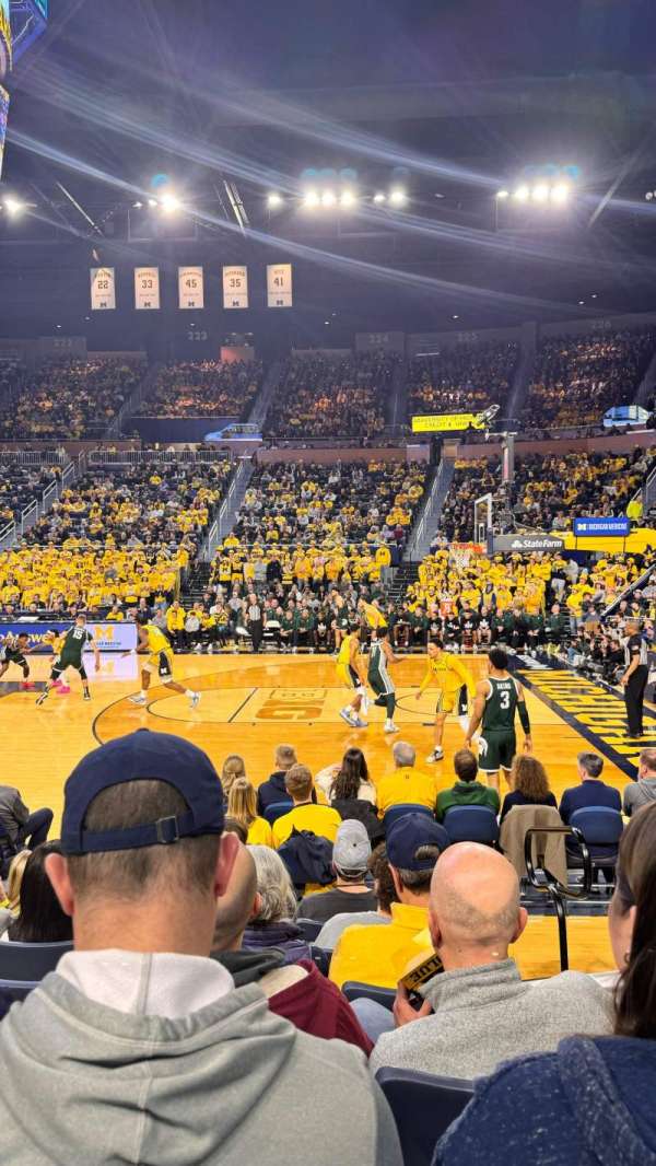 Crisler Center, section: 104, row: 6, seat: 2