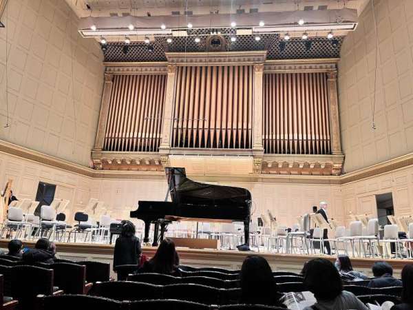 Symphony Hall, Boston, section: Orchestra Right, row: H, seat: 15