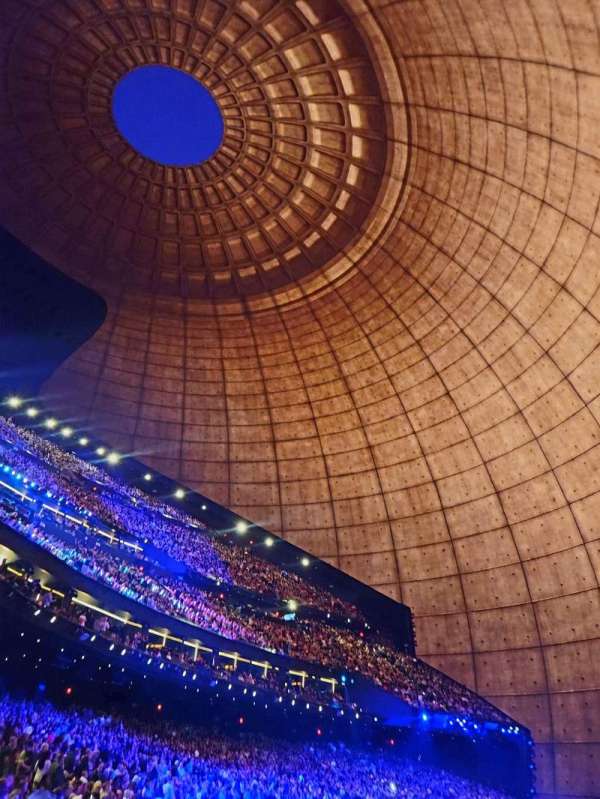 the sphere, vegas, section: 110, row: 15, seat: 17